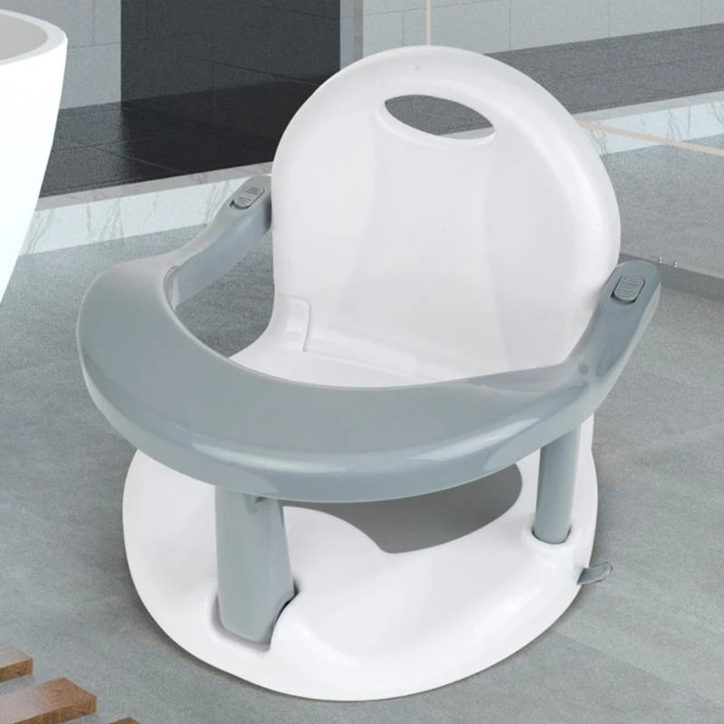 J15U Infant Bath Tub Foldable Baby Bathing Chair Anti Slip Bathing Great Shower Gift for Newborns 6-18 Months