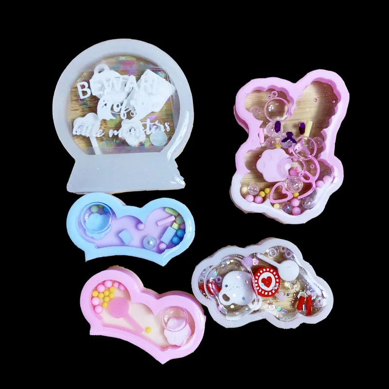 DIY Silicone Shaker Mold Cloud Rabbit Shaped Shaker Mold Jewelry Molds Jewelry Accessories
