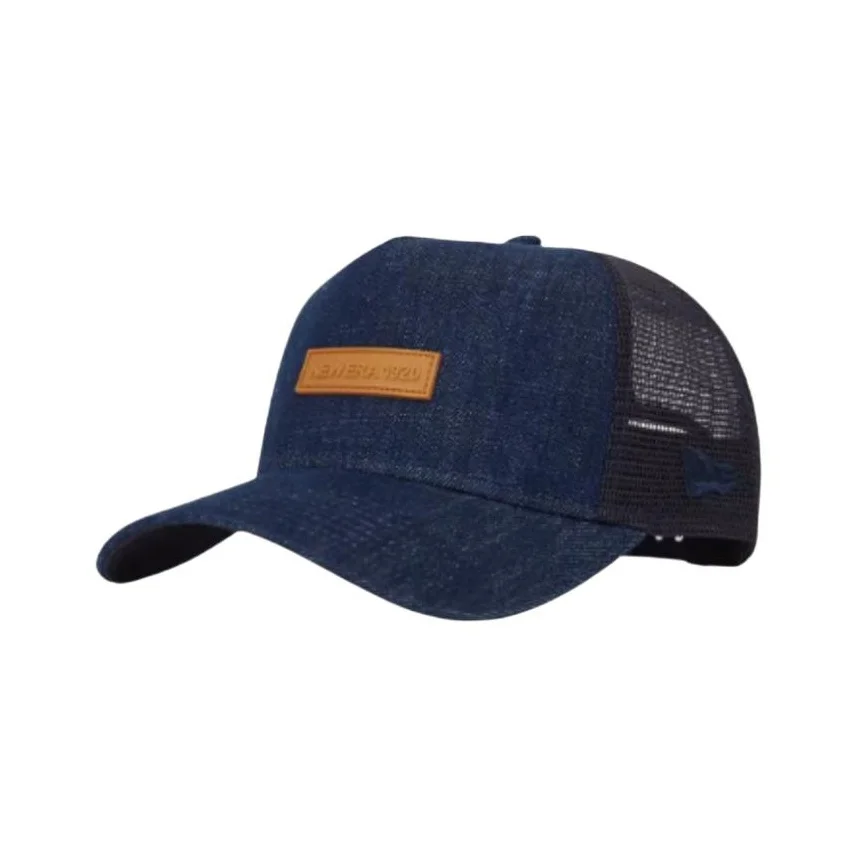 New Era Cotton Baseball Caps Unisex Navy Blue 14952084