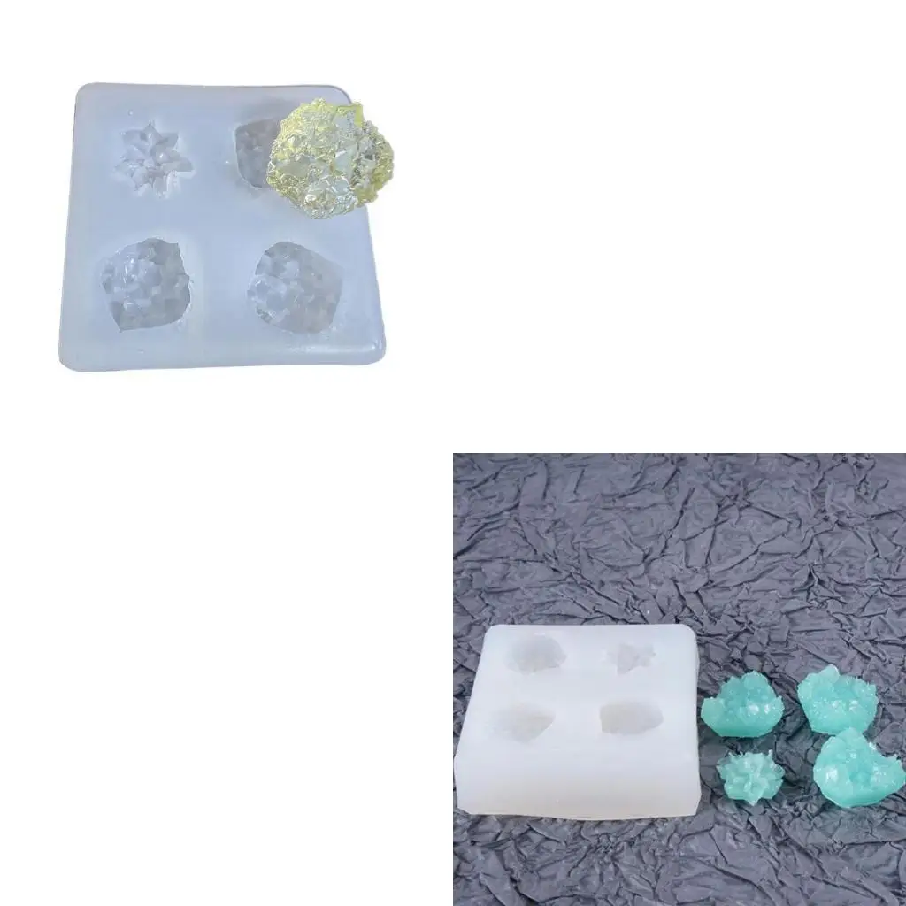 195C Crystal Cluster Resin Mold Crystal Simulation Original Stone UV Epoxy Resin Mold
