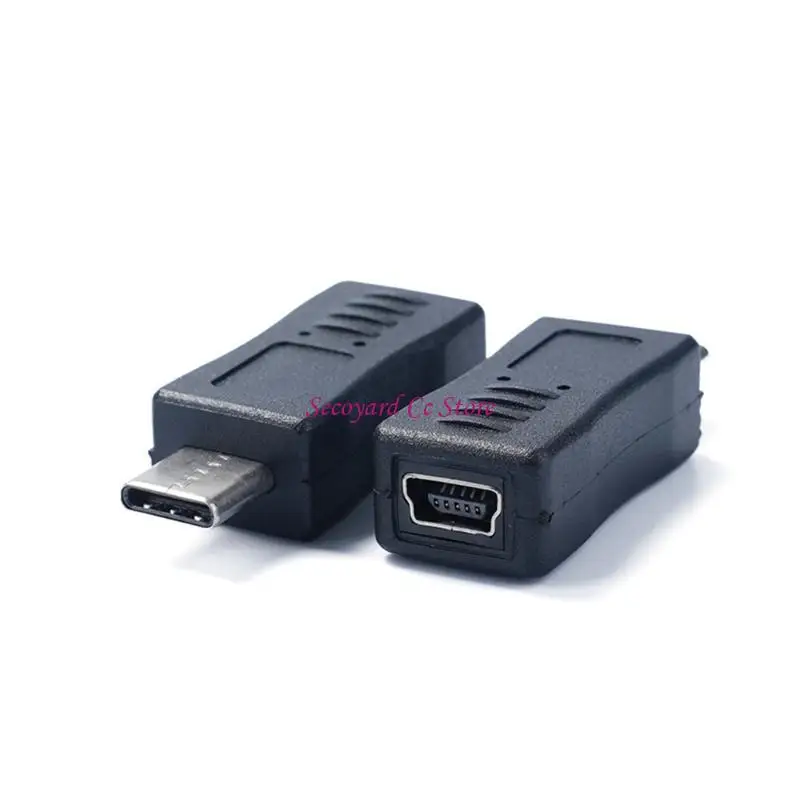 N3UC Mini USB to Type-C Adapter Support Charging and Data Sync for Cellphone Gamepad