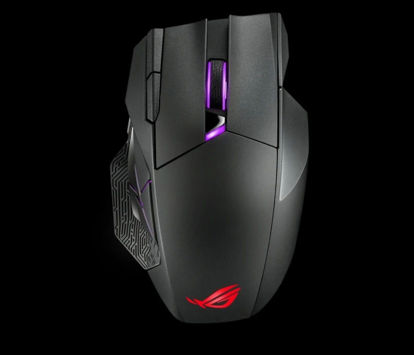 New ROG Spatha X Dual-mode Connectivity 12 Programmable Buttons 19000 Dpi Sensorfor Aura Sync RGB Gaming PC Mouse