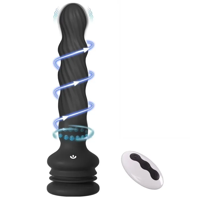 Remote Control Personal Massager 7 Modes Suction Cup Base Rechargeable Silicone Waterproof For Wellness Relaxation NonStickySoft
