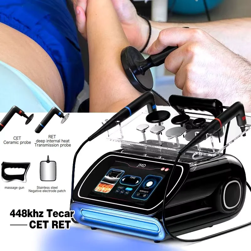 3 in 1 448KHZ RF Tecar Therapy RET CET Diathermy Body Sliming Machine Pain Relief Skin Tightening INDIBA Deep Care 2026