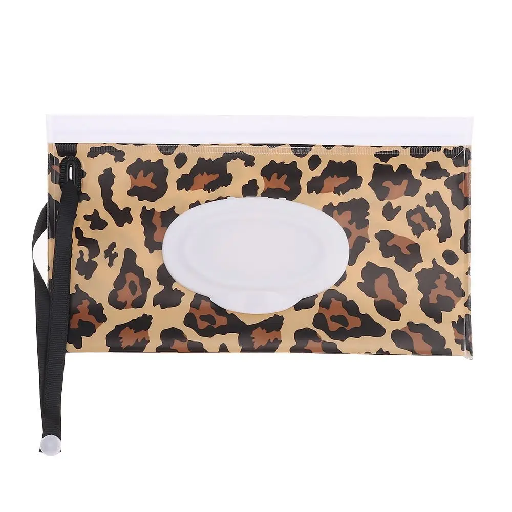 Cute EVA Wet Wipes Bag Snap-Strap Flip Cover Wipes Holder Case Reusable Portable Tissue Box Product