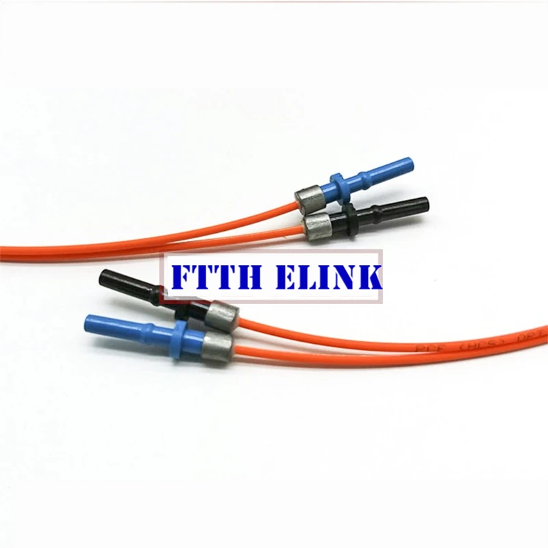 fiber optic jumper 1m HCS/PCS 200/230um 1 piece quartz simplex duplex H-PCF HFBR-4521Z adapter T-1528Z FTTHELINK