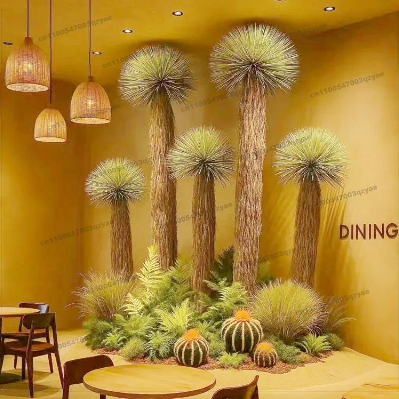 150CM Large Artificial Green Plants Brazilian Iron Trees Potted Plants Living Room Indoor Plants Home Decoration Ornaments