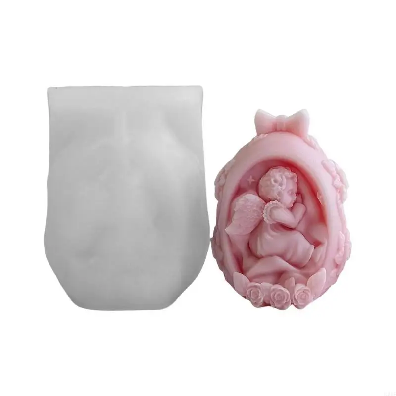 L21E Sturdy Silicone Mold For Creating Baby Angel Eggs Display Decoration For Easter And Individualized Gift Making