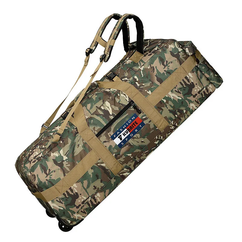 Travel Bag Backpacks Carry on Luggage Rolling Luggage Bag Shoulder Can Be Folded Outdoor Trolley Bag  Storage Checked Luggage