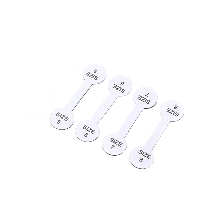 Ring Size Labels 100pcs Size 5-13 Available