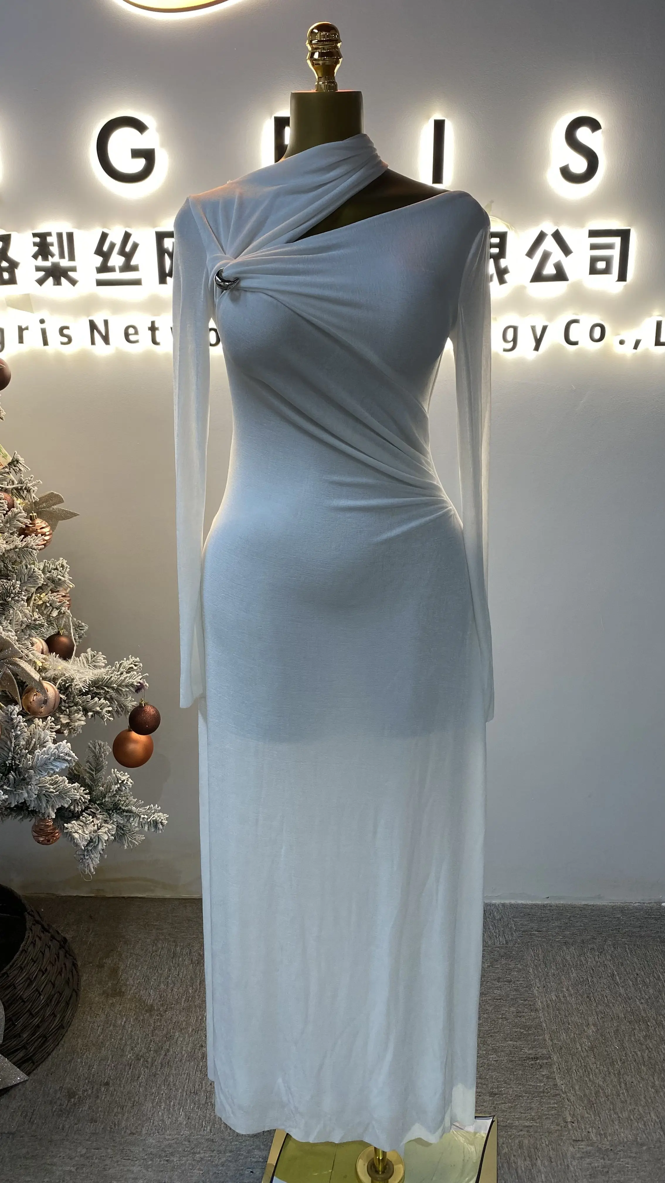 Premium Wholesale 2025 Autumn New Fashionable and Elegant Slim Fit Knitted Women's Wear-GZXX076