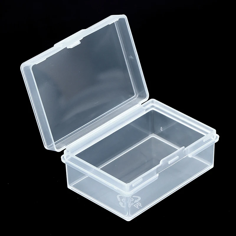 1PC LargeCapacity Transparent Plastic Jewelry Storage Box Organizer For Beads Earring Necklace Bulk Supply Accessory Container