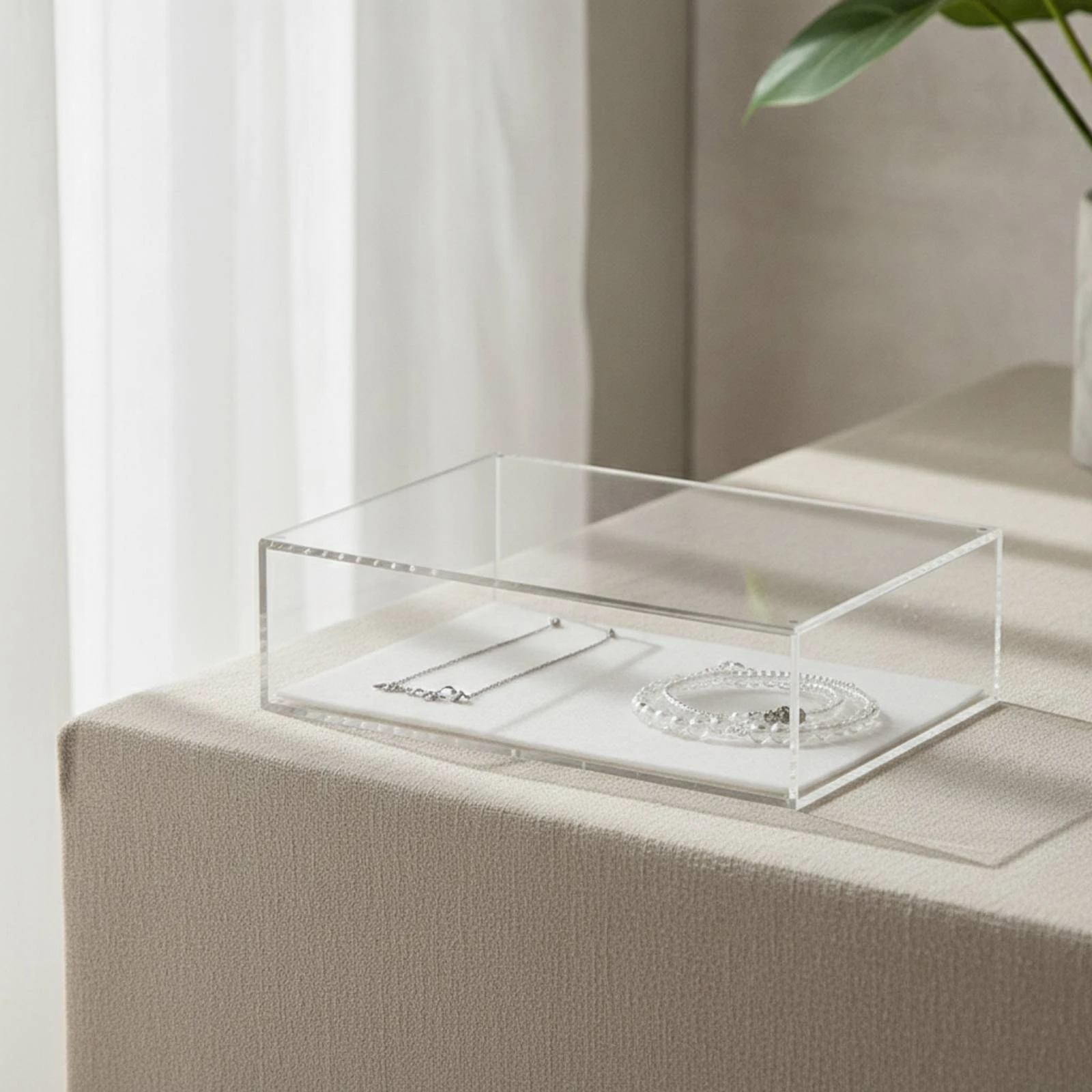 Snap-Close Acrylic Dust Cover Sleek Stackable Acrylic Display Cover with Snap-Close Closure Organizer Long-Lasting