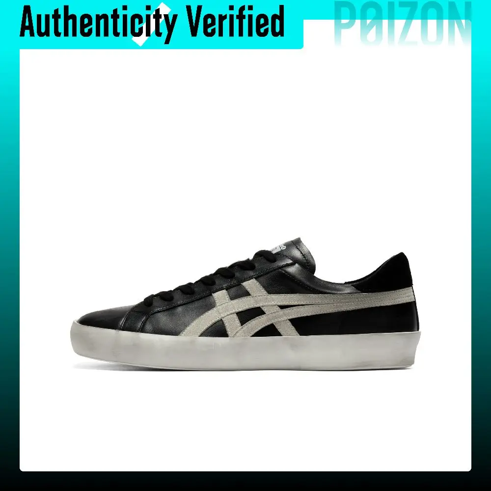 Onitsuka Tiger Abrasion Resistant Low top Casual Shoes Unisex Black White 1183C550-001