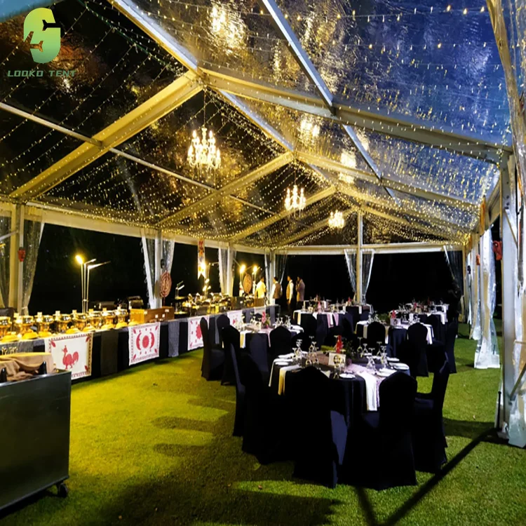 30x50 Aluminum Frame Luxury Large Clear Party Wedding Tent With Floor