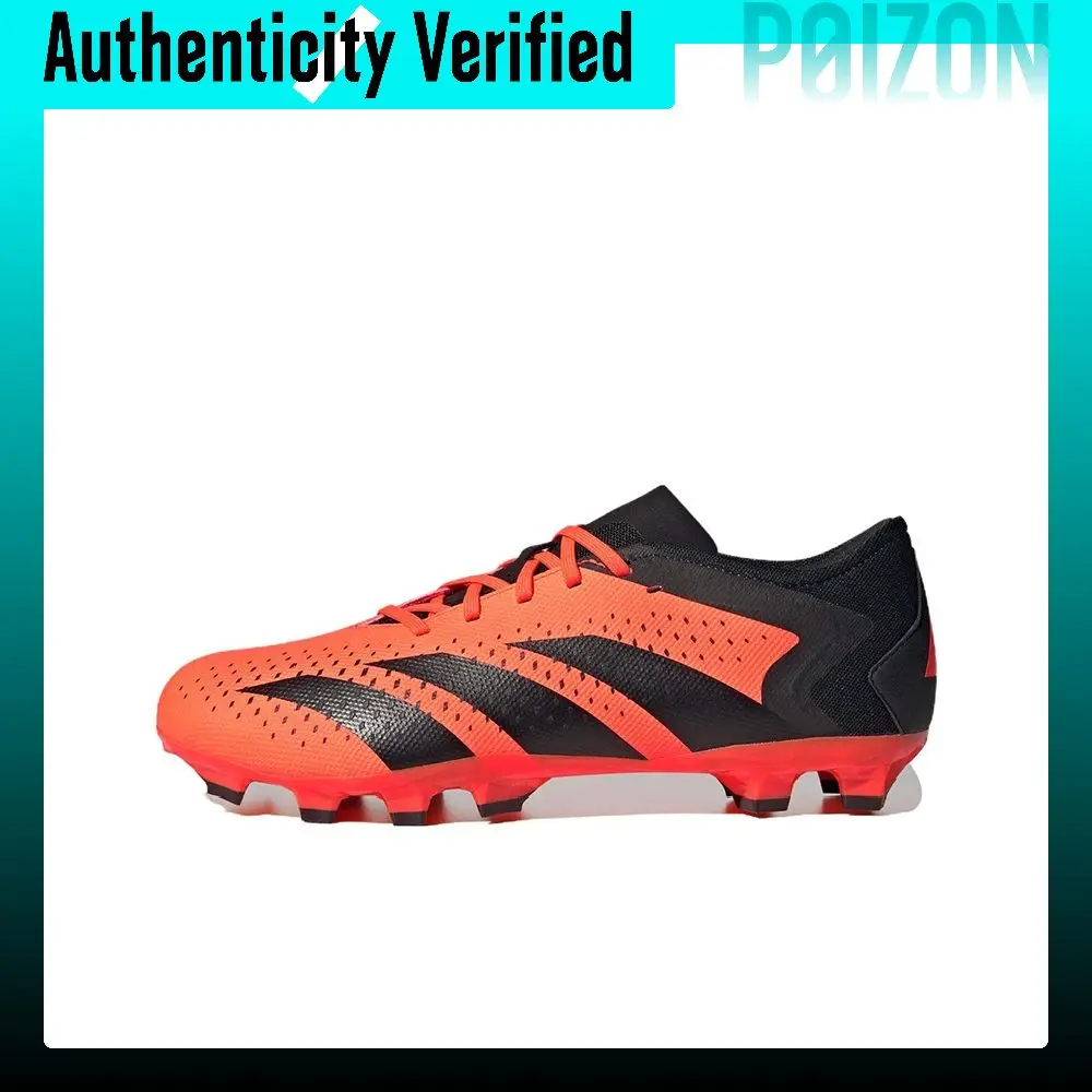 Adidas PREDATOR ACCURACY.3 Soccer Shoes Unisex Low Top Black GW4636
