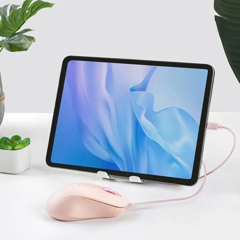 652F Type C Mouse USB C Mice 3 Buttons 1000DPI, Suitable for More Type C Devices