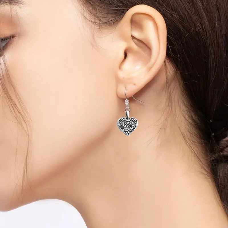  Alloy Heart Pendant Component For Jewelry Creation Multipurpose Decorative Charm for Necklace and Bracelet