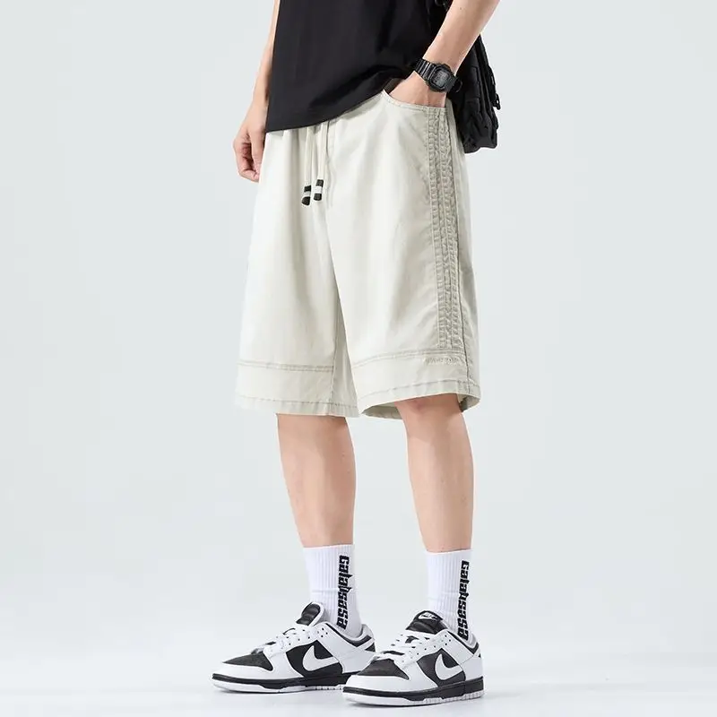 2026 Summer Cool Men's Straight Casual Shorts Five-point Pants