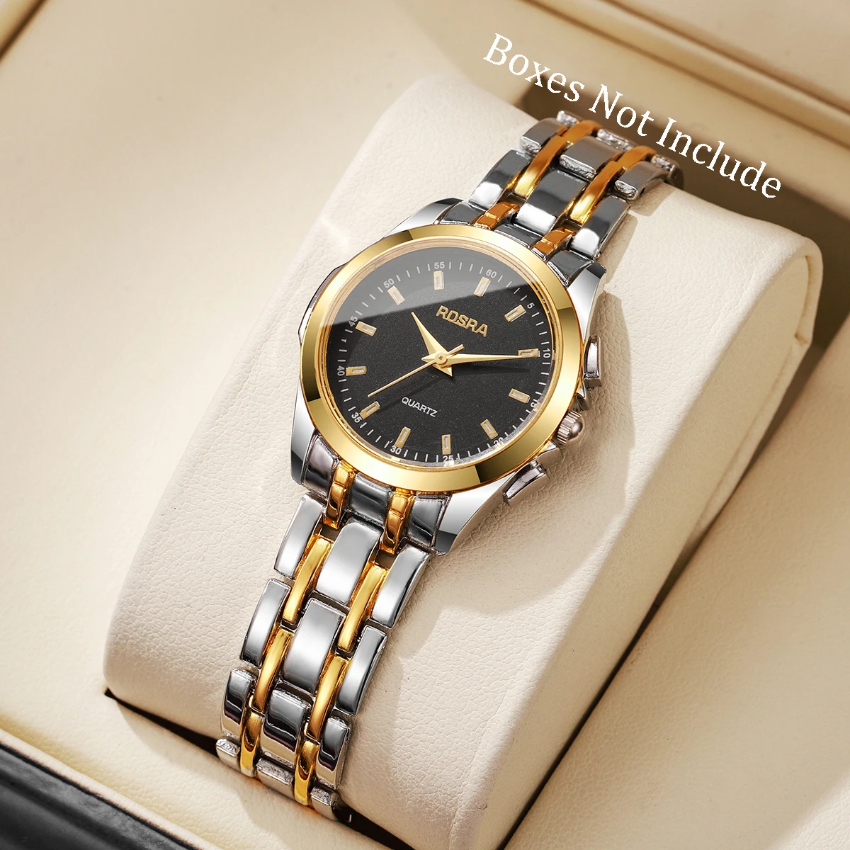 Women Fashion Stainless Steel Strap Watches Casual Mix Gold Wristwatch For Ladies Clock Reloj MujerWithout Box