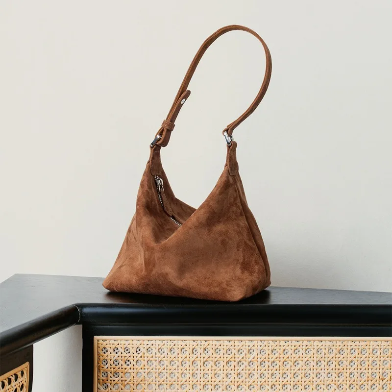 Genuine Leather Tote Bags for Women Shoulder Bags Large Capacity Armpit Bag Purse and Handbags Designer Bag   Sac