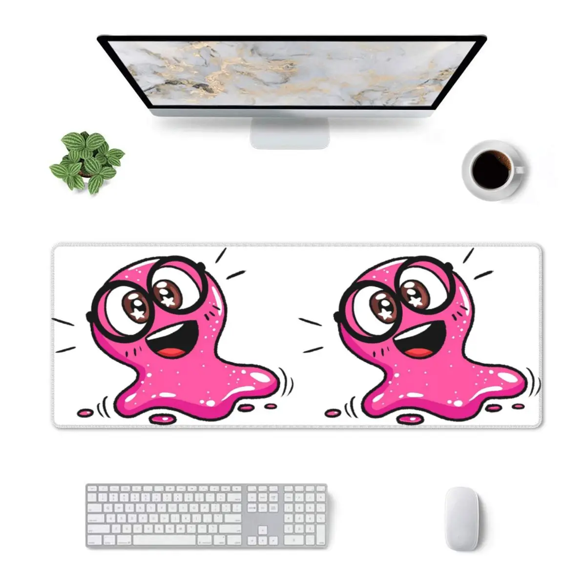 Large Mouse Pad Super Slick Slime Sam Gamer PC Laptop Mats Keyboard Carpet Computer Gaming Office Accessories Desk Mat