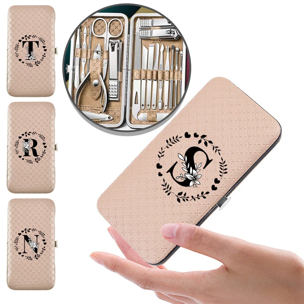 19 Nail Grooming Set Pedicure Manicure Kit All in One Personal Grooming Set Nail Care Ideal Christmas Gifts