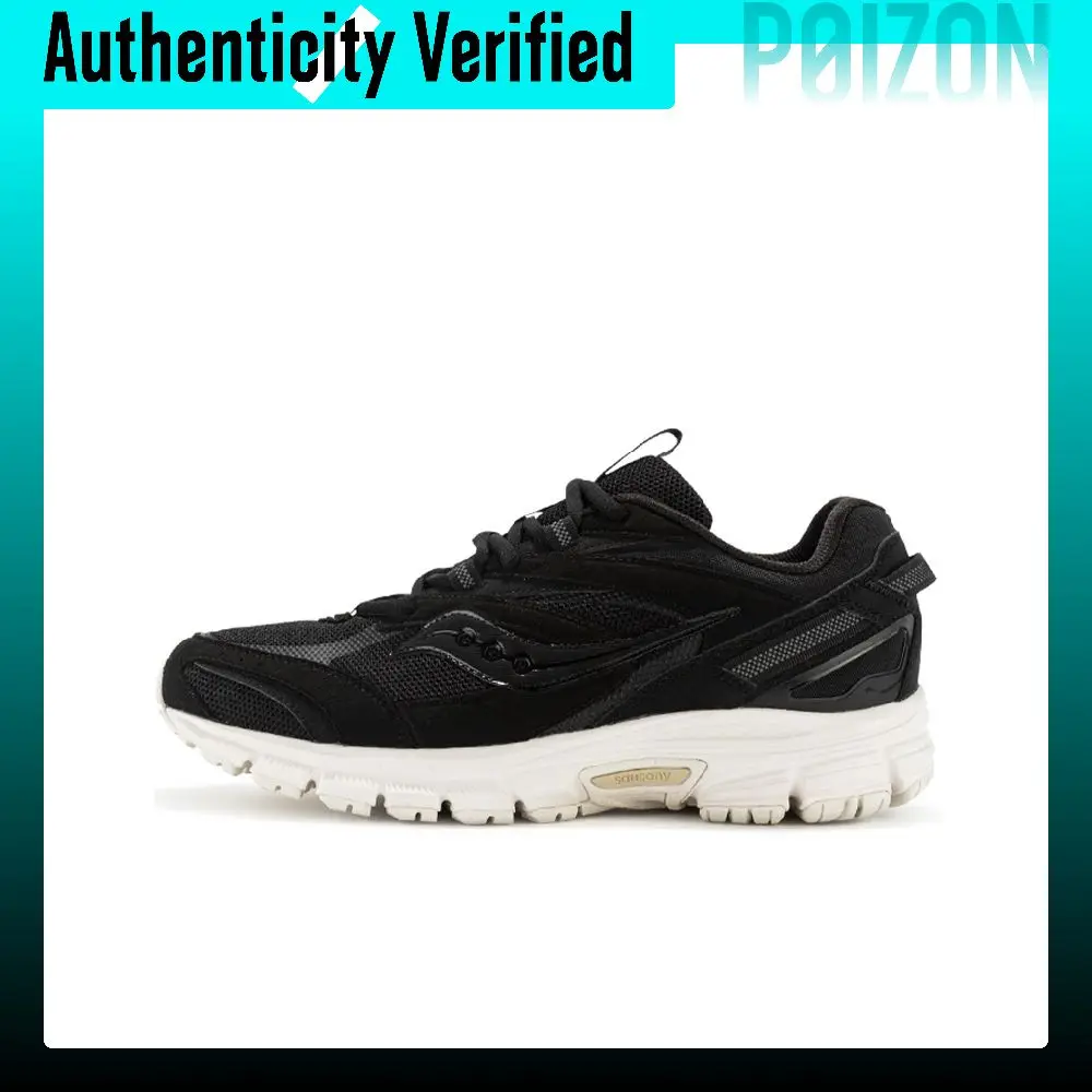 Saucony Cohesion 2K Cushioning Slip Resistant Abrasion Resistant Low top Running Shoes Unisex Black White S79016-5