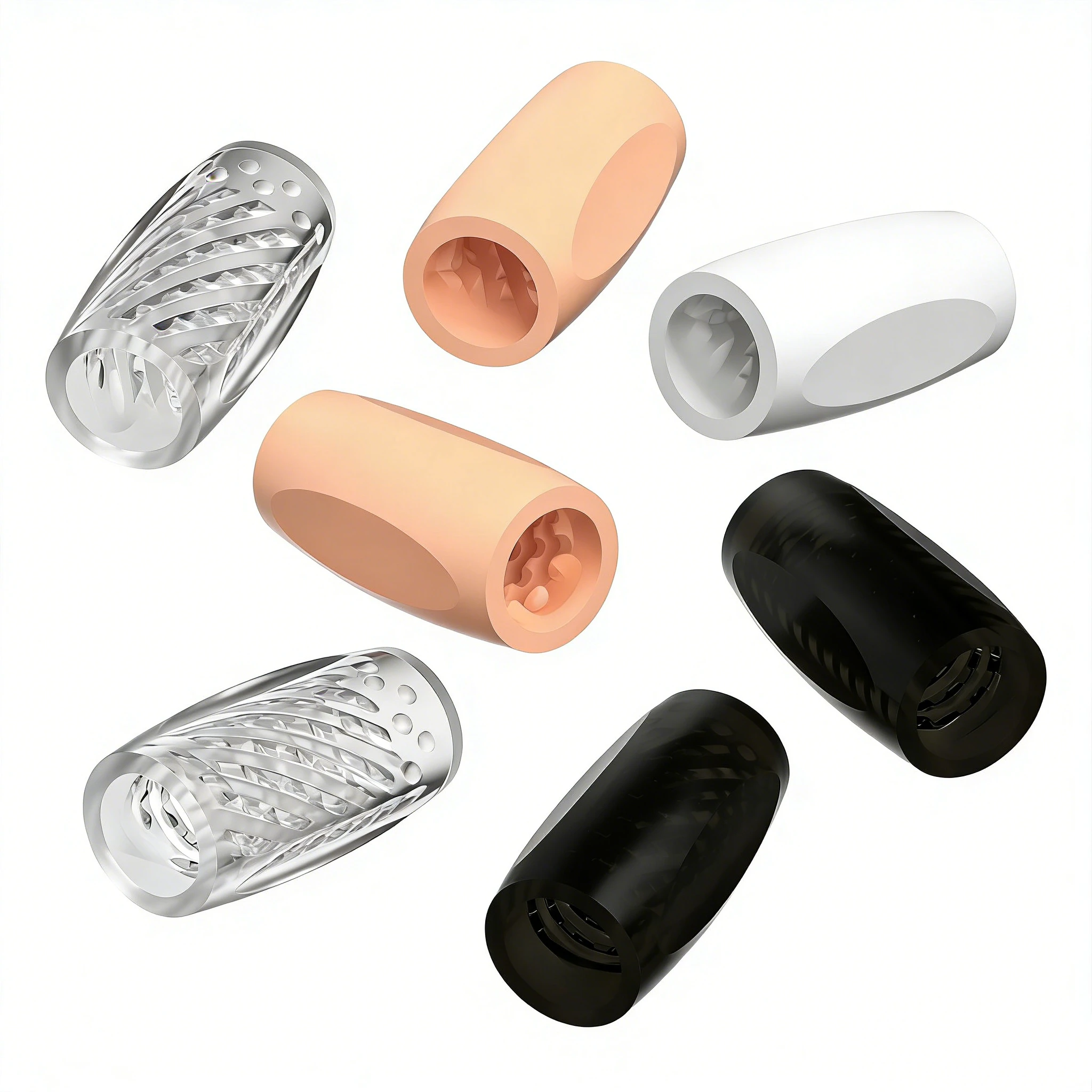 Male Masturbator Artificial Pussy Vaginal  Masturbator Cup Penis Sleeve Cock Training Soft Sex Toy for Men Glans Sucking Trainer