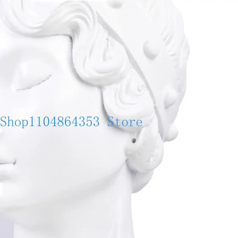 652F Resin Mannequin for Necklaces and Earrings Display Jewelry Presentation Stand Elegant Photography Jewellery Props