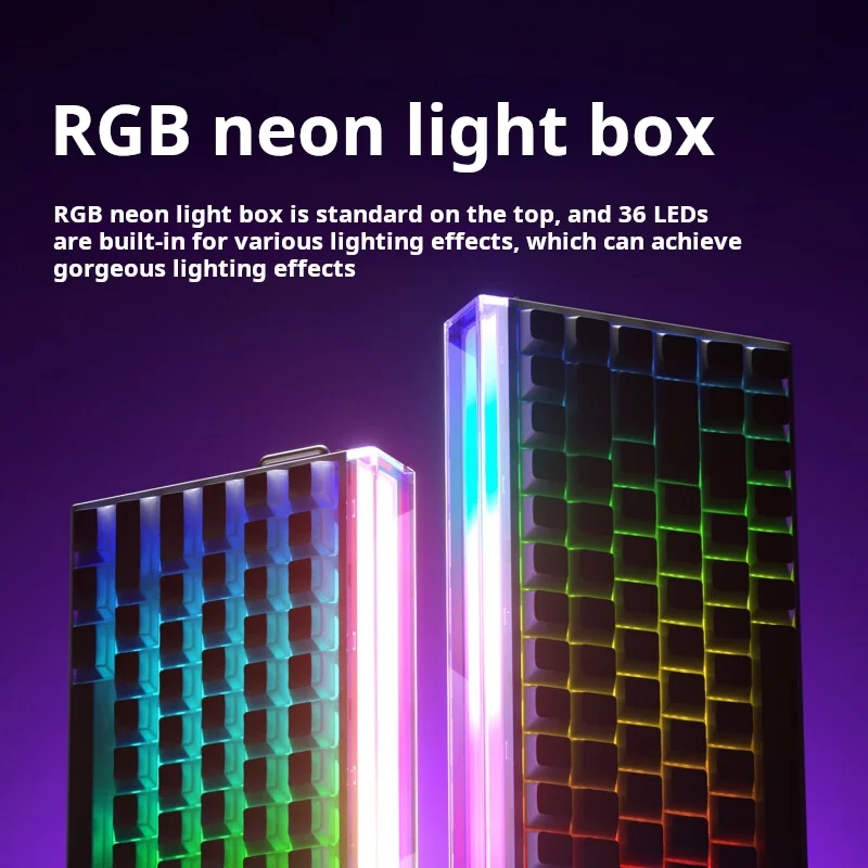 AULA HERO 84HE magnetic axis keyboard with RT gaming 75 configuration customized mechanical wired RGB neon light8K response rate