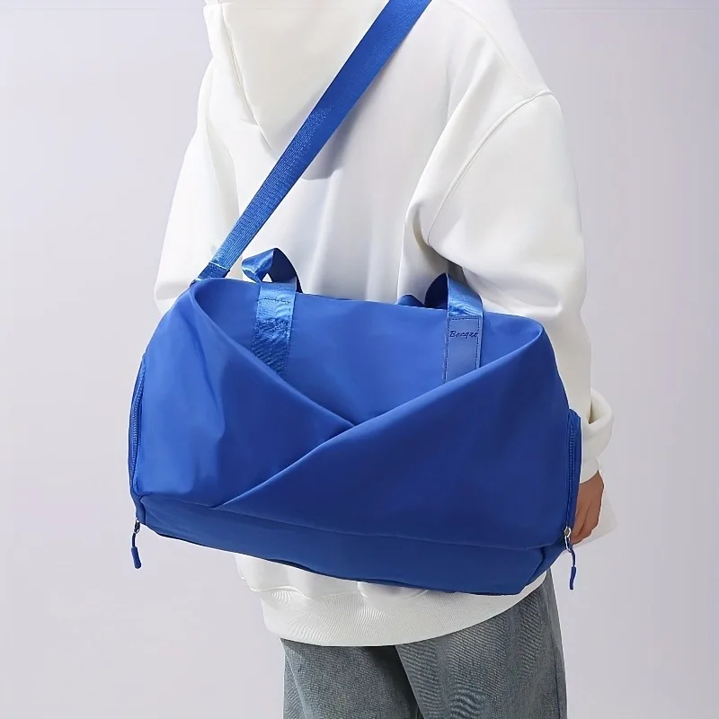 Multifunctional Sports Duffel Bag Large Capacity Wet Dry Separation Gym Handbag Crossbody Luggage Bag
