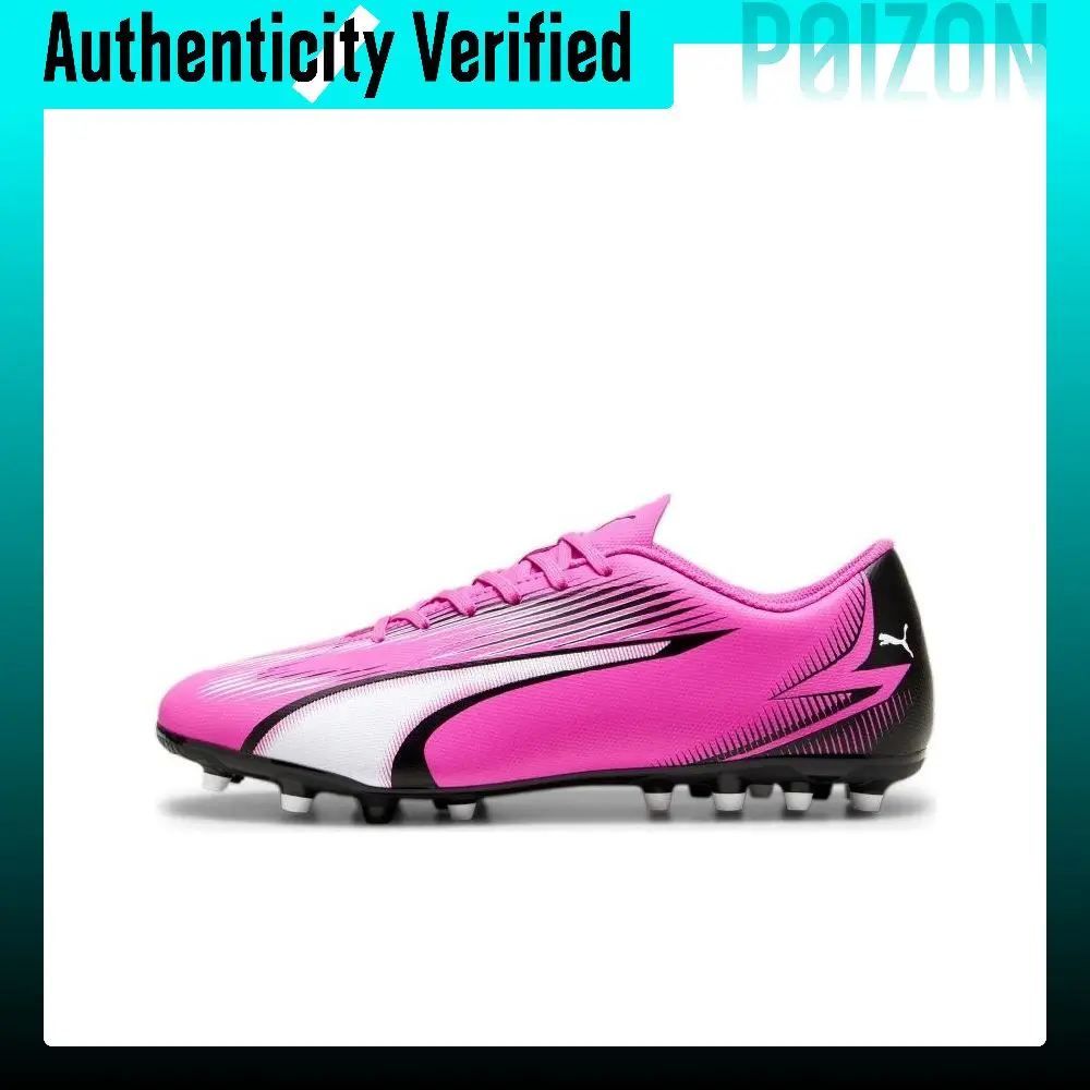 PUMA Ultra Play MG (Multi Ground) Soccer Shoes Men's Pink Black White 107764-01