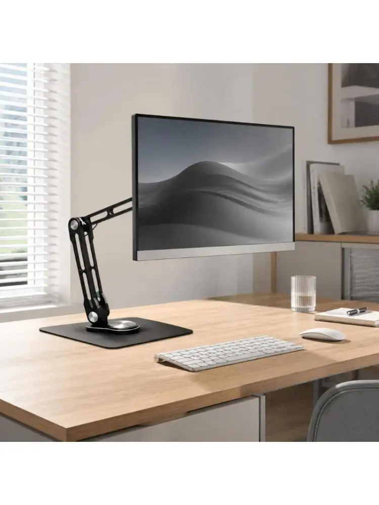 31BA Desktop Touch Display Stand with VESA Mounting Plate, Height Adjustment, and Landscape or Portrait Screen Orientation