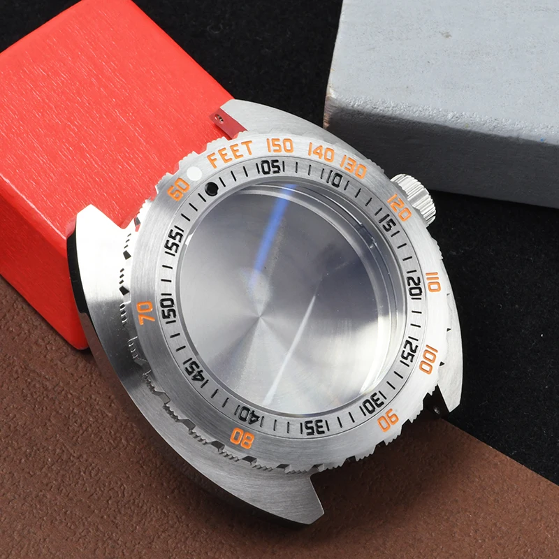 Stainless Steel Watch case C3 super Luminous Sapphire glass Diving watch case fits Seiko for NH35/NH36 Automatic Movement