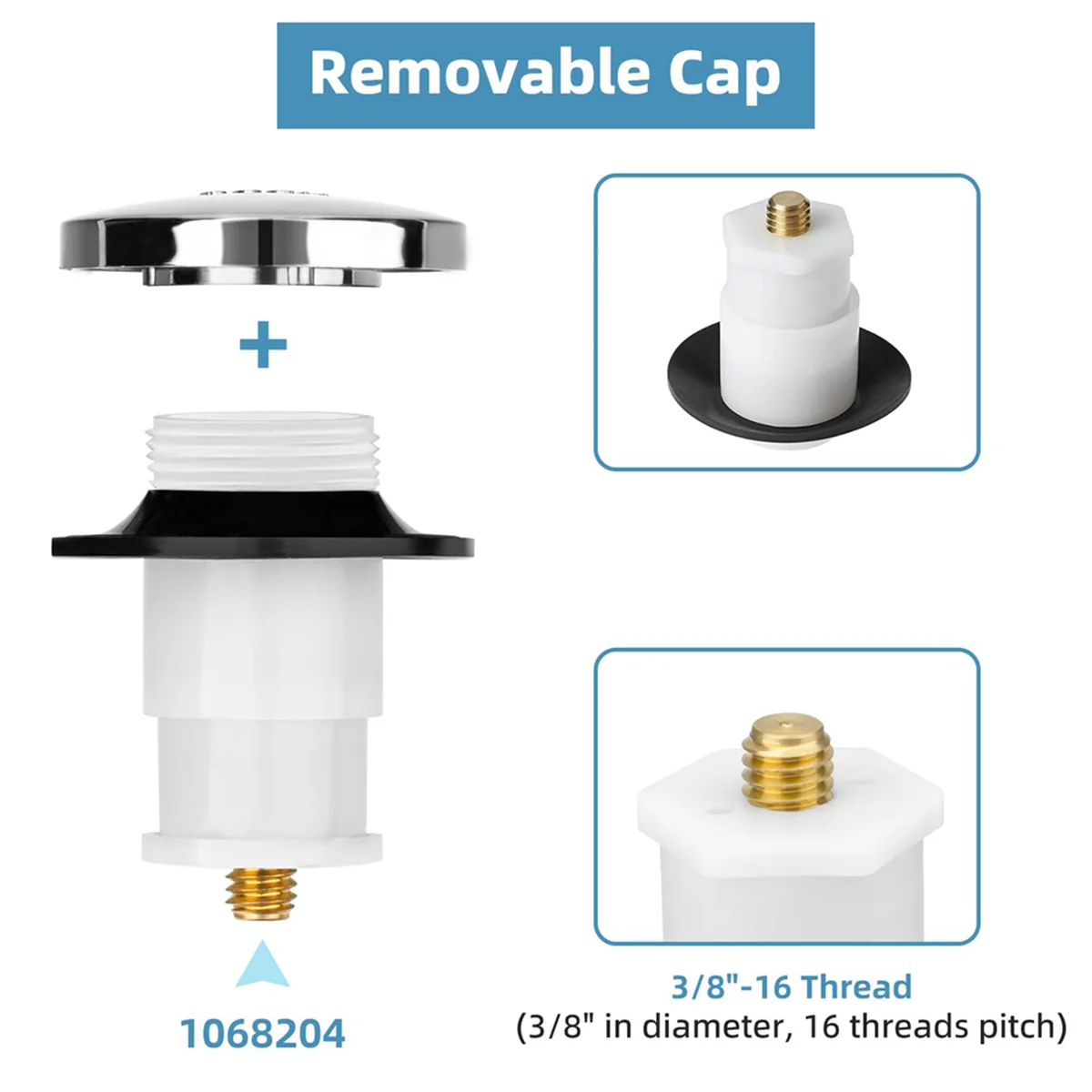 Popular_Drain Stopper Compatible for Kohler Bath Tub