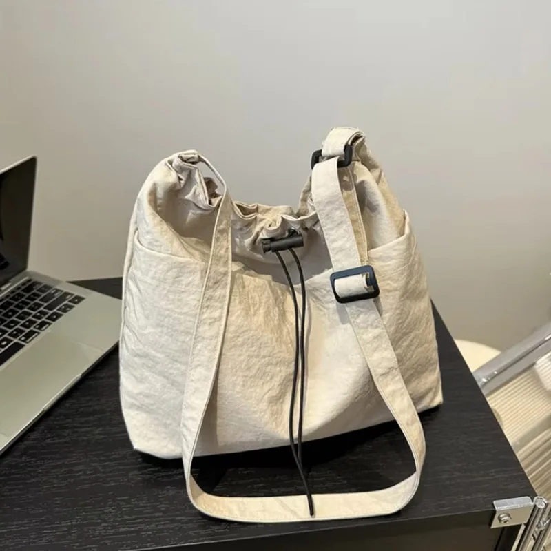 Women's Large Capacity Tote Bag Summer Lightweight Shoulder Crossbody Handbag Minimalist Versatile Casual Daily Bag