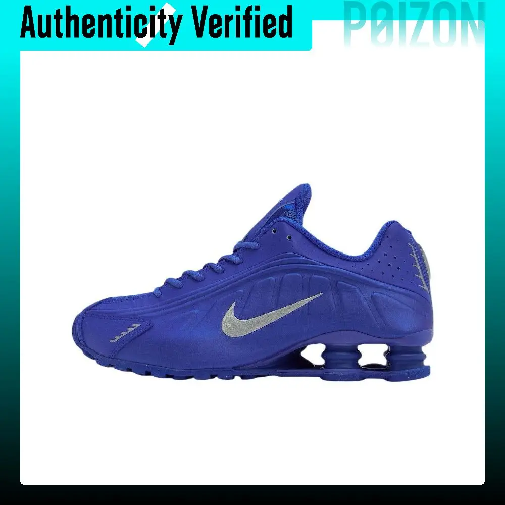 Nike Shox R4 Low top Casual City Commuting Running Shoes Women's Blue HJ7303-445