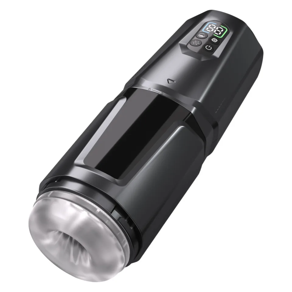 Waterproof 3D Textured Sleeve 7-speed Auto Thrusting Rotating Vibration Usb-chargeable Male Masturbation Cup Sex Toy For Men