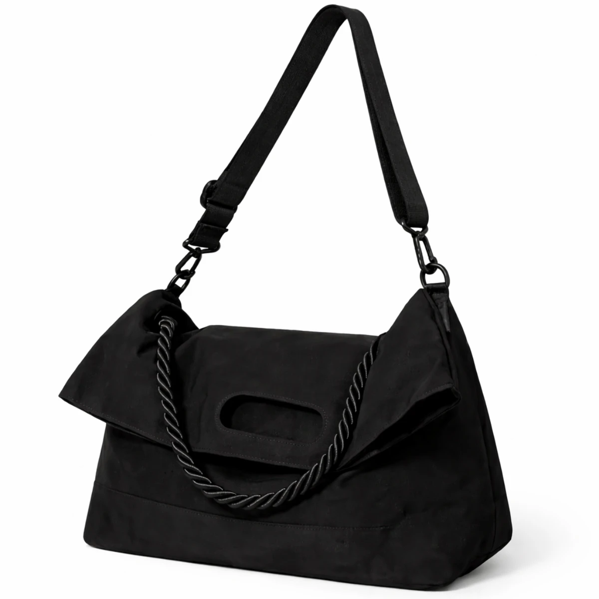 Women Wide Strap Crossbody Messenger Bag Casual Commuter Tote Handbag for School Work