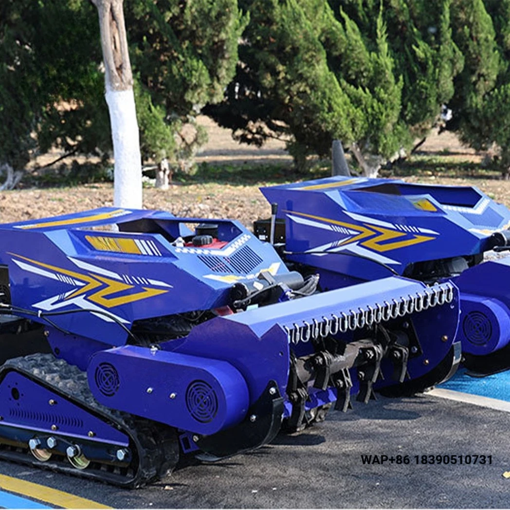 High Performance Engine CE EURO 5 Crawler Remote Control Flail Robot Lawn Mower on Sale