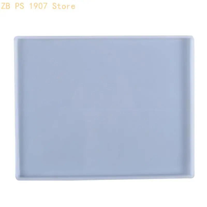 Rectangle Serving Board Crystal Epoxy Resin Mold Tray Silicone Mould DIY Crafts Fruit Dish Cup Mat Home Decorations 55KA