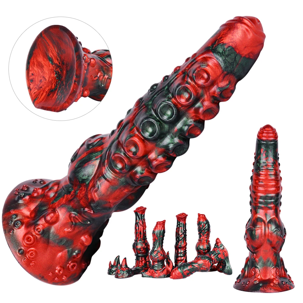NNSX Giant Fantasy Octopus Tentacle Penis Huge Dildo With Sucker G Spot Stimulation Silicone Sex Toys For Women Men Anal Plug