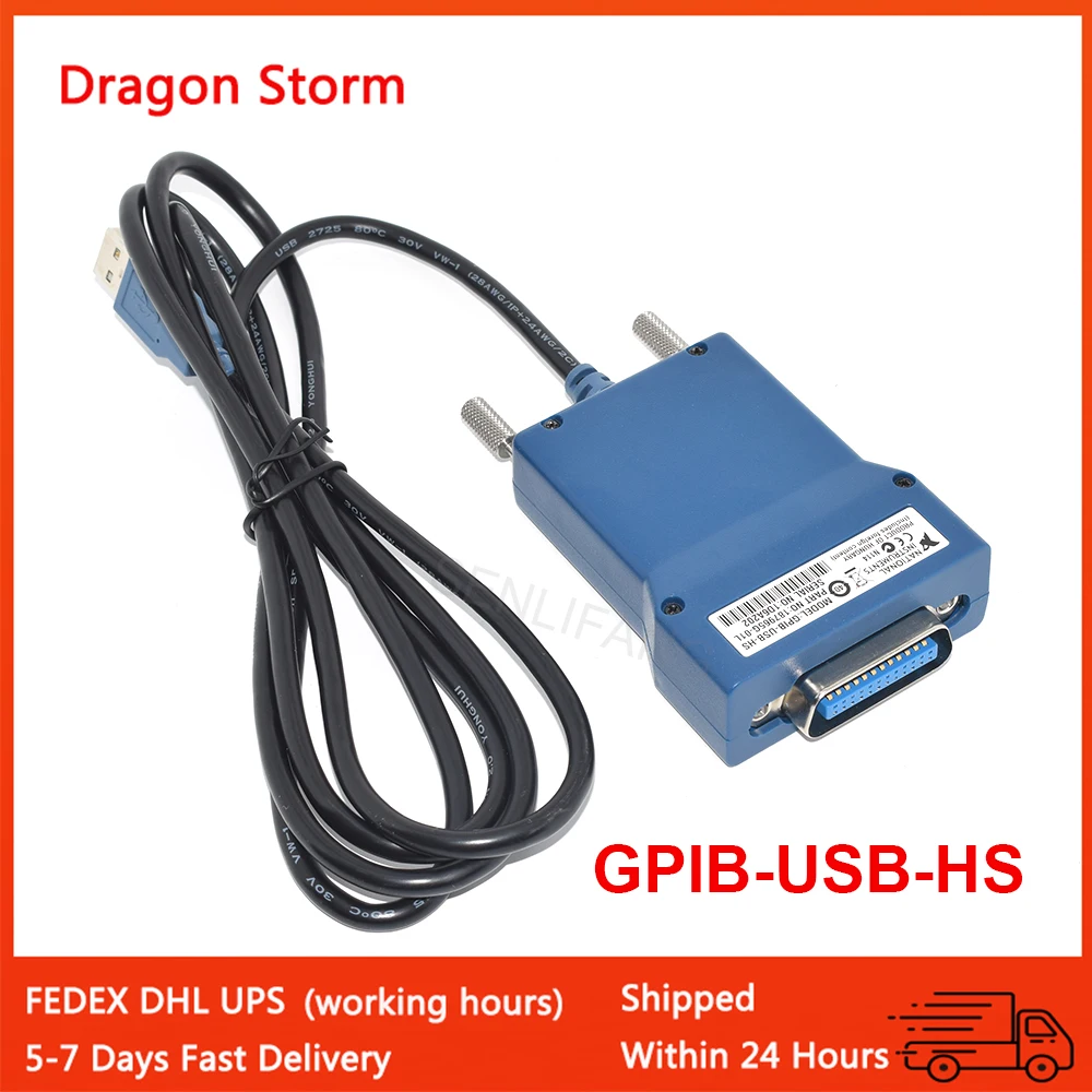 New For IEEE 488 USB Interface Adapter GPIB to USB Cable National Instrumens NI GPIB-USB-HS 778927-01 Controller