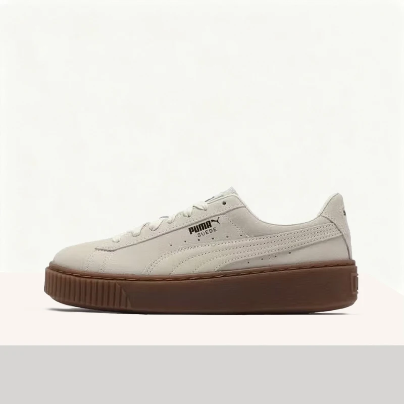Puma Suede Platform Rihanna Retro,Simple,Stylish, Versatile, Durable, Lightweight Low-Top Sneakers for WomenOff-White 363559-19