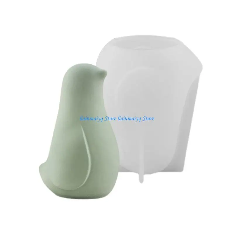 573B Bird Figurine Shaped Ornament Mold Flexible Silicone Decoration Mold Jewelry Tool Living Room Embellishment Mould