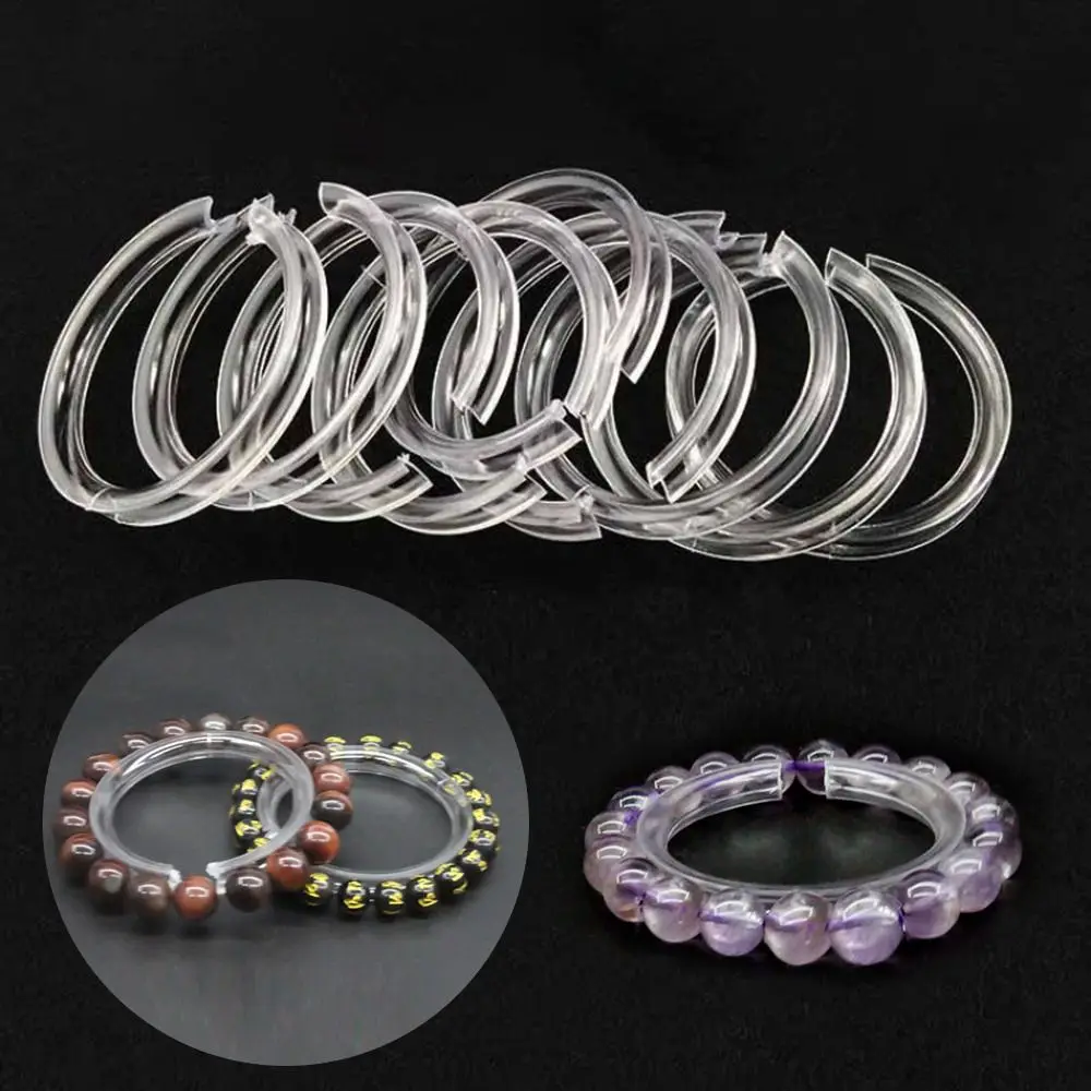 Round Bracelet Holder Shelves Jewelry Holder Bangle Organizer Rack Bracelet Displays Stand Transparent Shelf