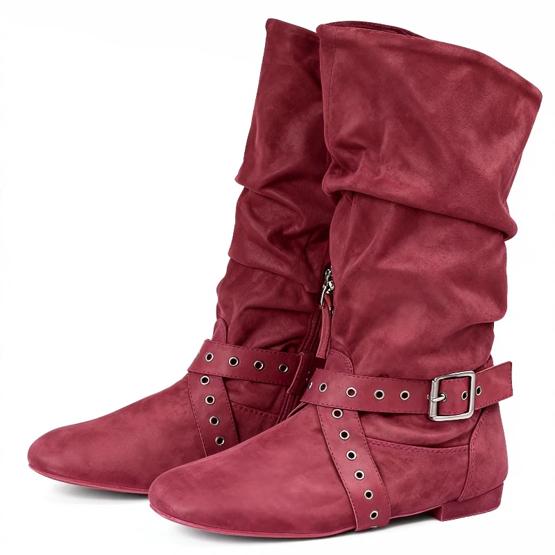 Jouncing Suede Sole Boot Step Women Latin Dance Boots Salsa Shoe Long Warm Up Line Shoes West Coast Swing Dance Boots