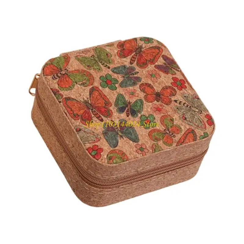 N5KE Vintage Jewelry Box Sturdy Storage Contaienr For Girls And Women