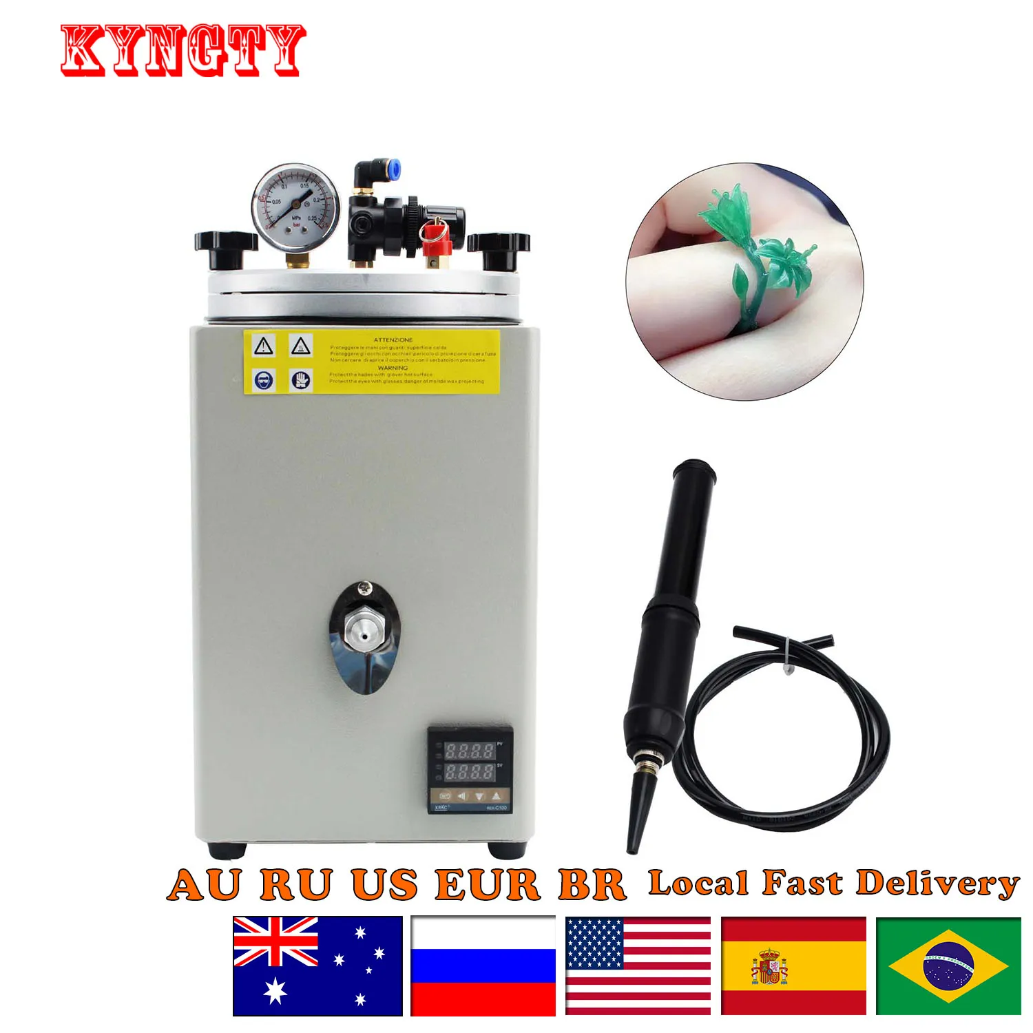 Pump Injection Wax Machine Jewelry Processing Equipment Casting Version Jewellers Jewellery Tools